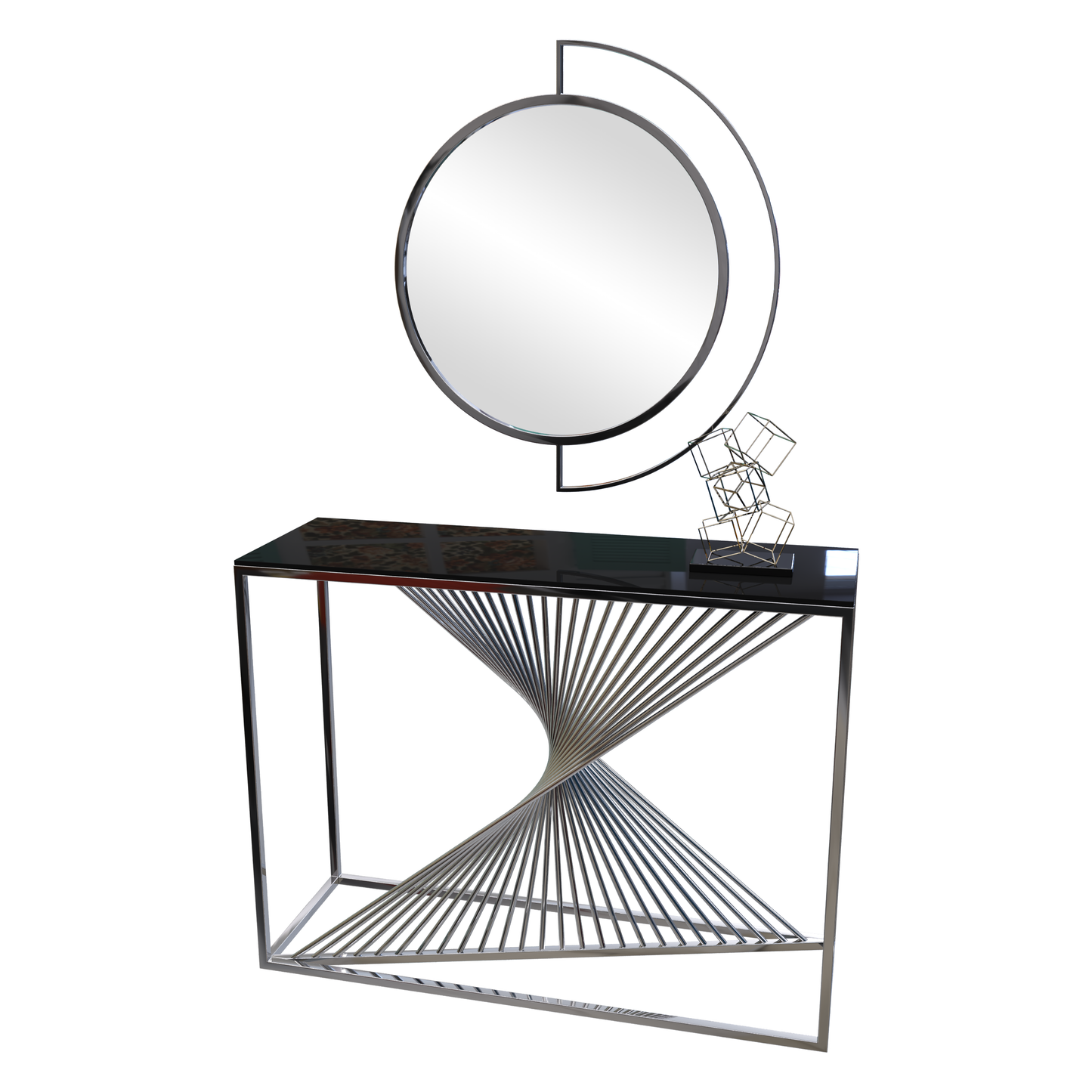 Console & Mirror - 90 x 40 x 120 cm | V53-CM-061