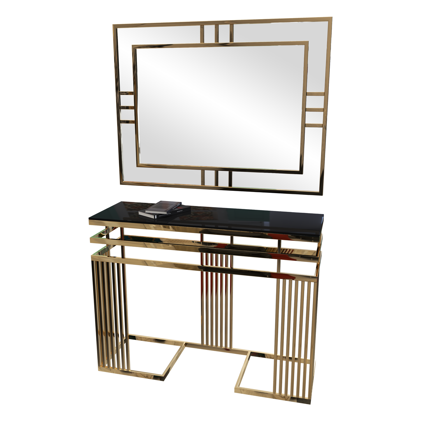 Console & Mirror - 90 x 40 x 120 cm | V53-CMG-005