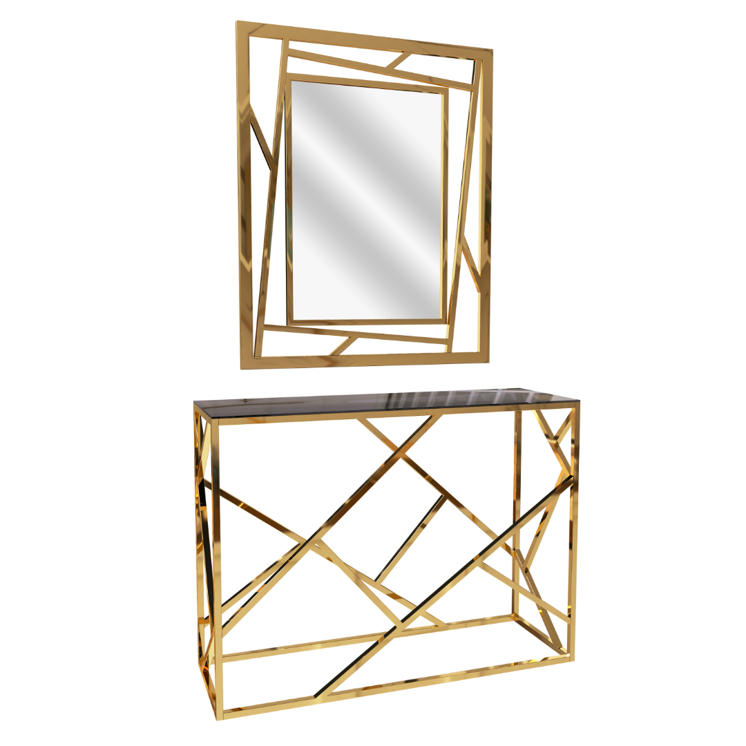 Console & Mirror - 90 x 40 x 120 cm | V53-CMG-006
