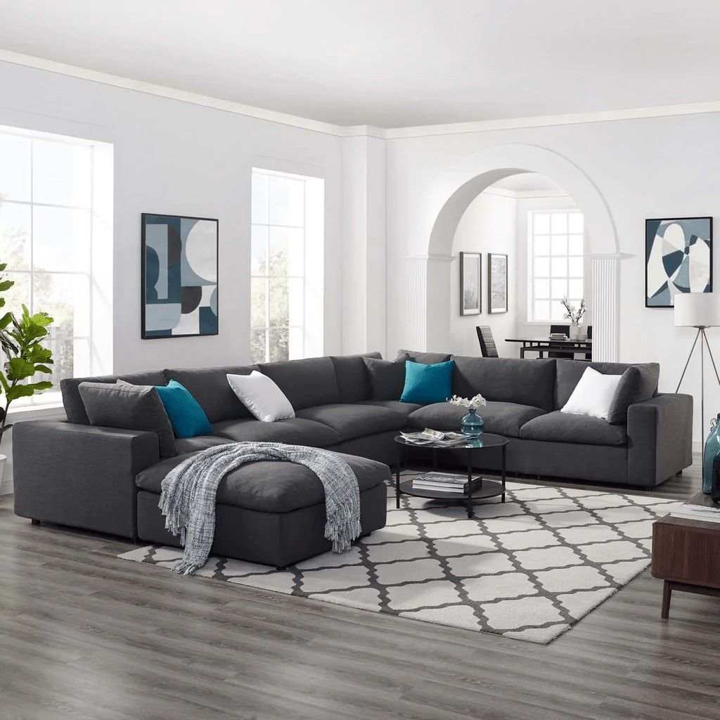 L-Shape Sofa - Beechwood - | V55-SA9