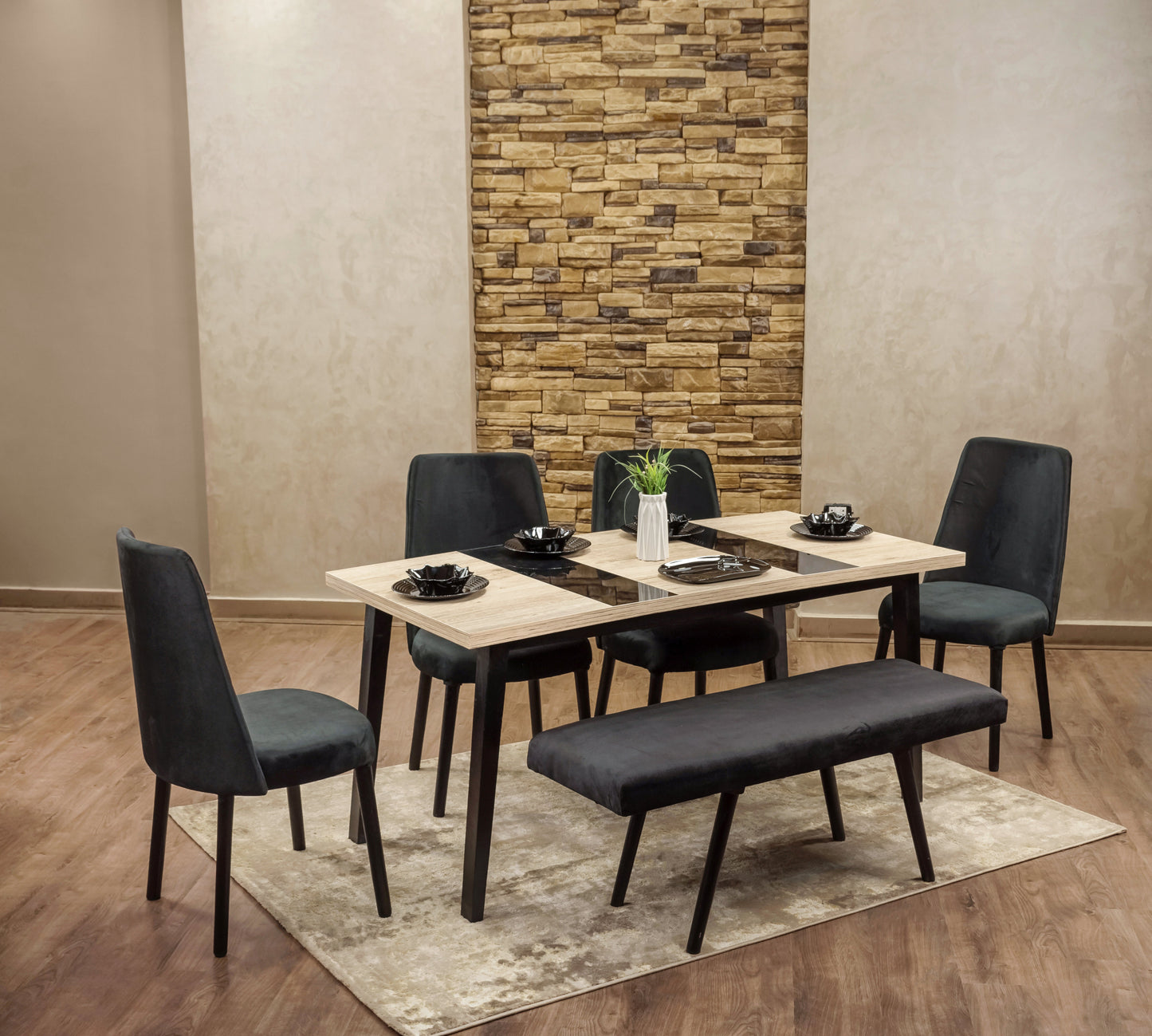 Dining Table - 160 x 80 x 76 cm | HA-DT-103