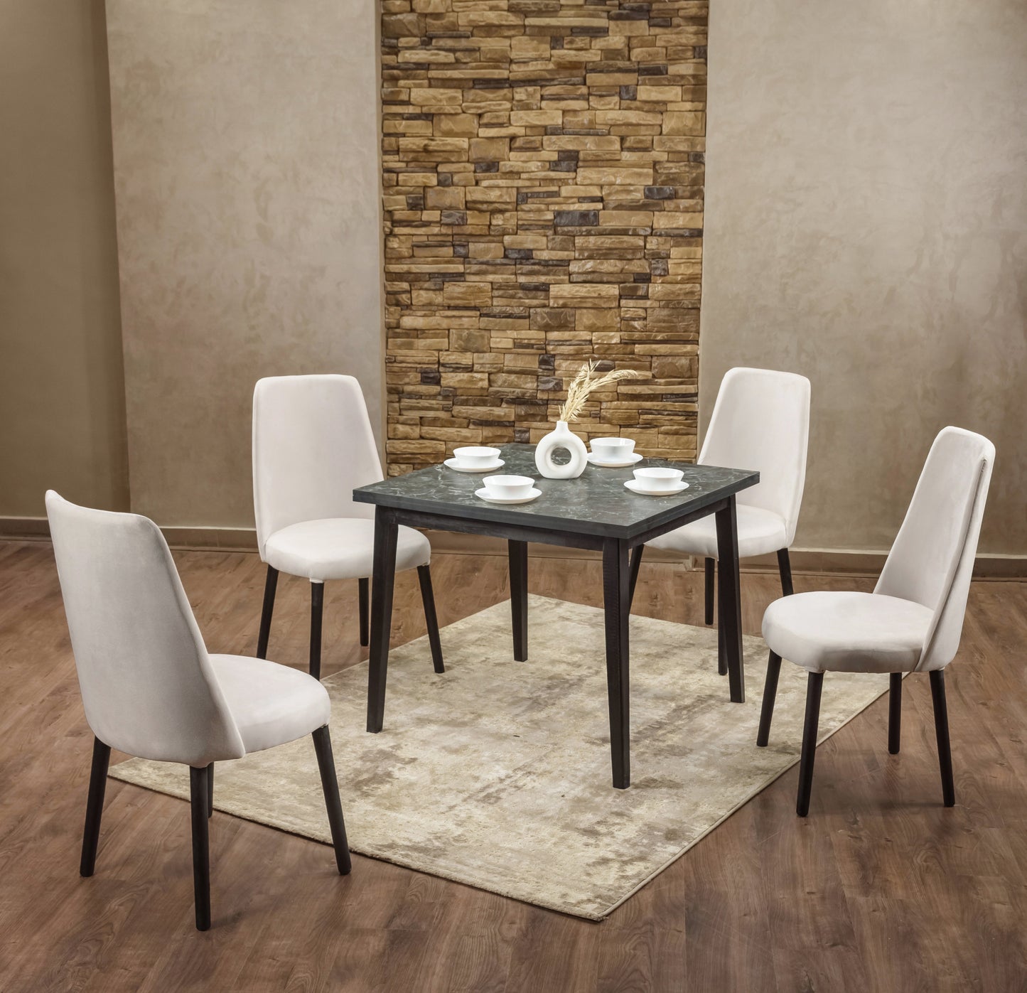 Dining Table - 100 x 100 x 76 cm | HA-DT-134