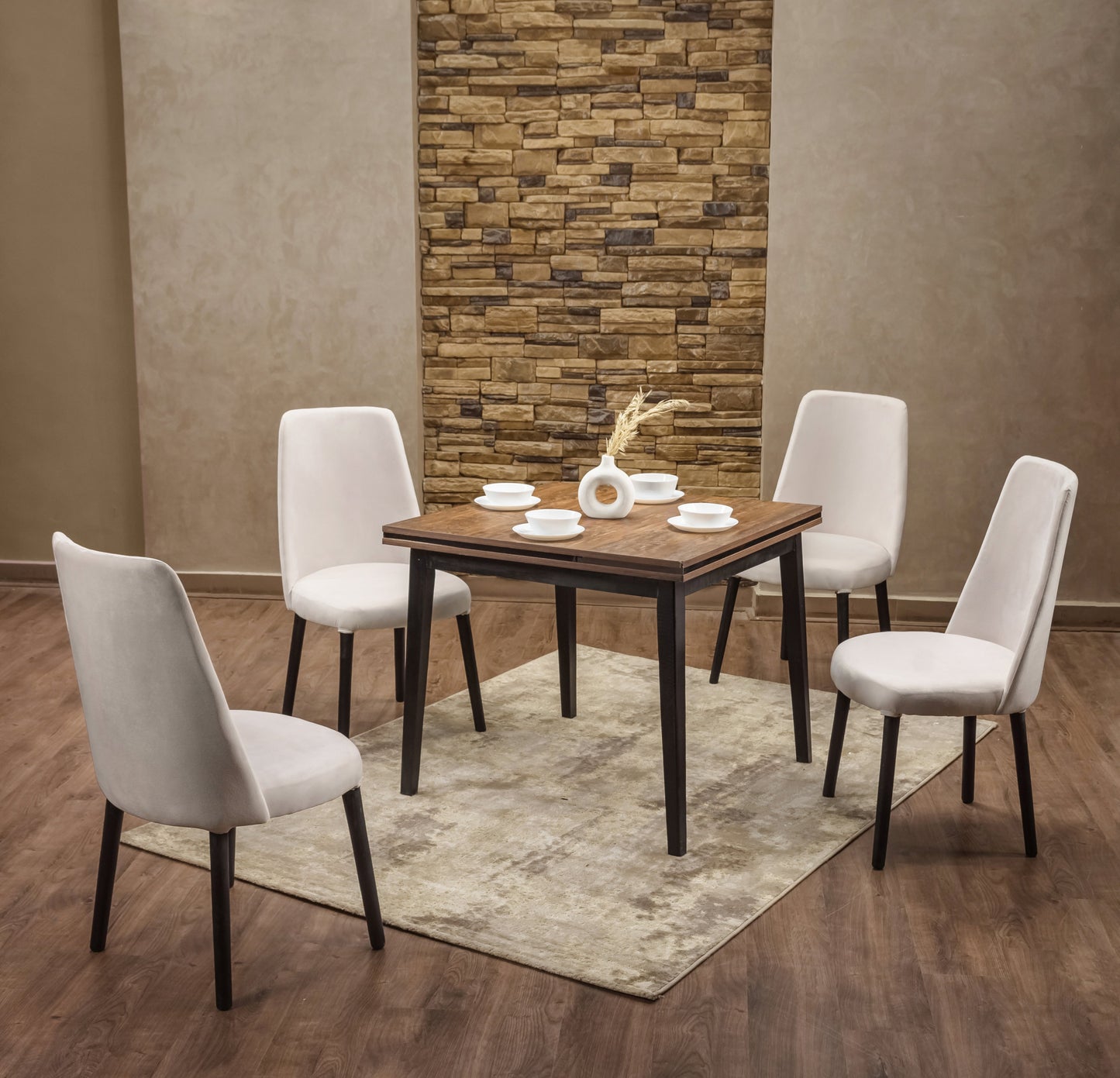 Dining Table - 100 x 100 x 76 cm | HA-DT-136