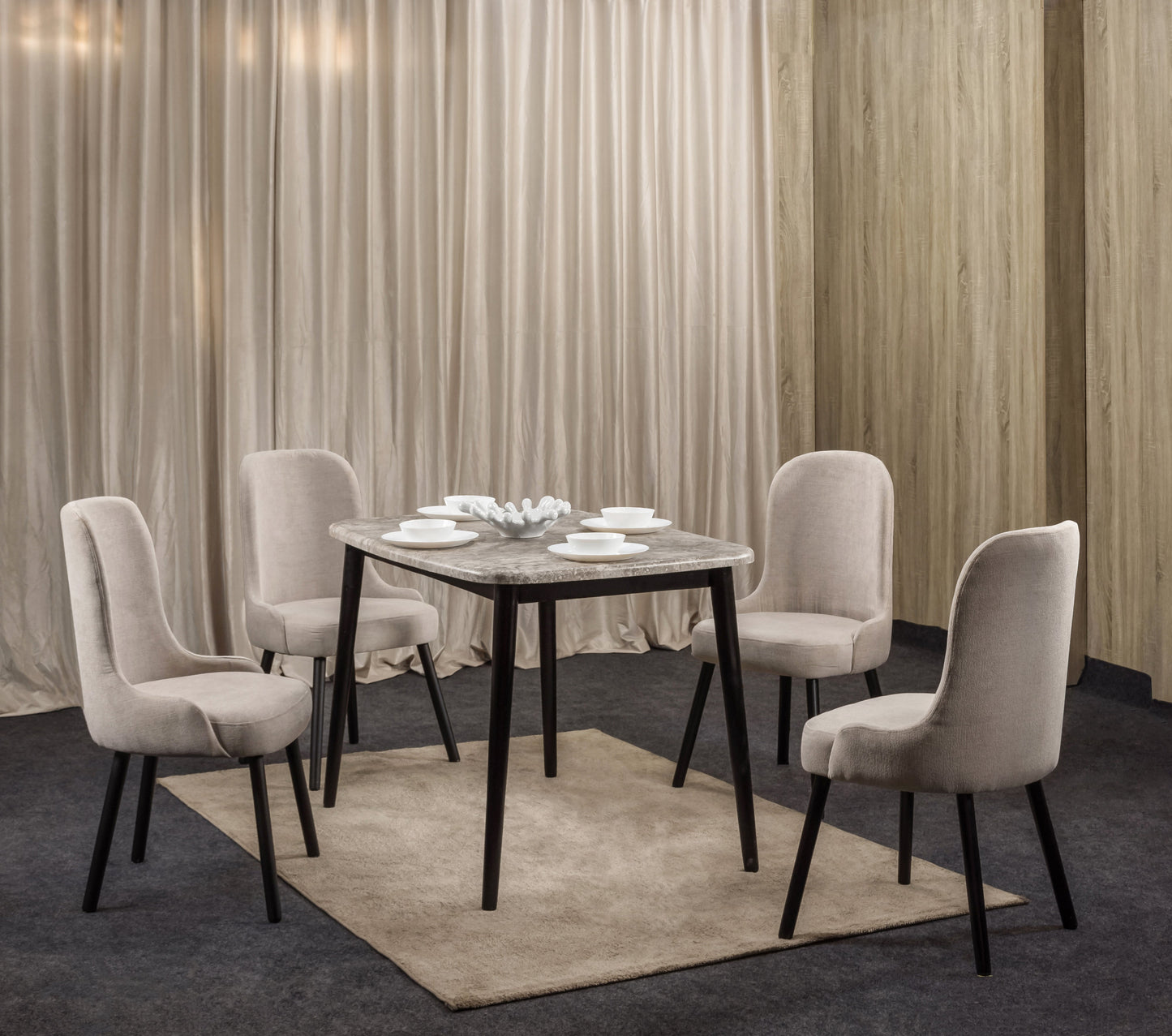 Dining Table - 90 x 90 x 76 cm | HA-DT-153