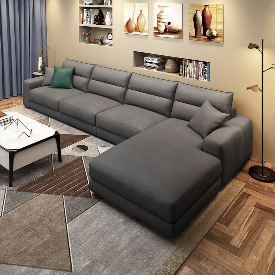 L-Shape Sofa - Beechwood - | V55-SHA140