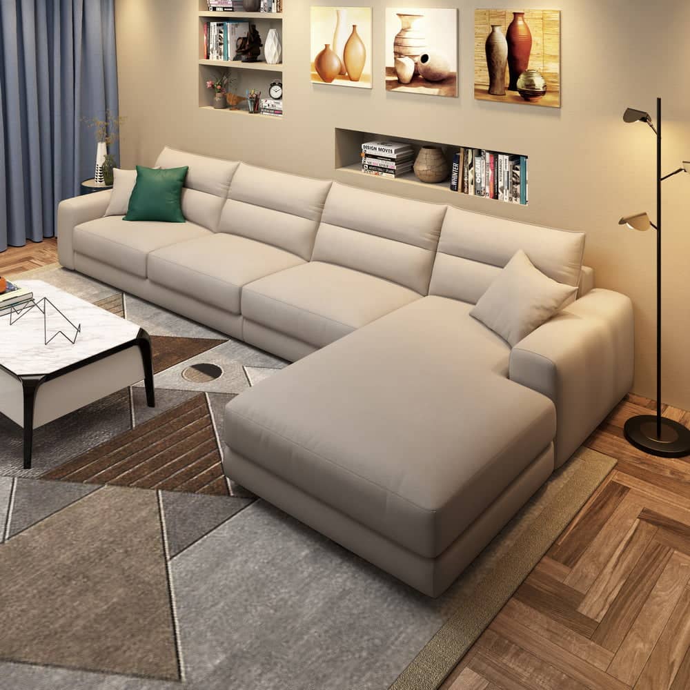 L-Shape Sofa - Beechwood - | V55-SHA150