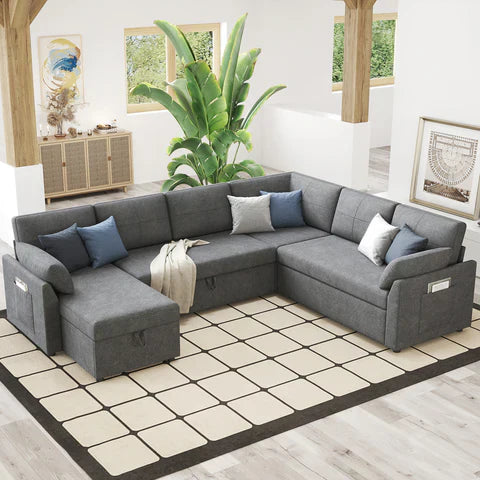 L-Shape Sofa - Beechwood - | V55-SHA240