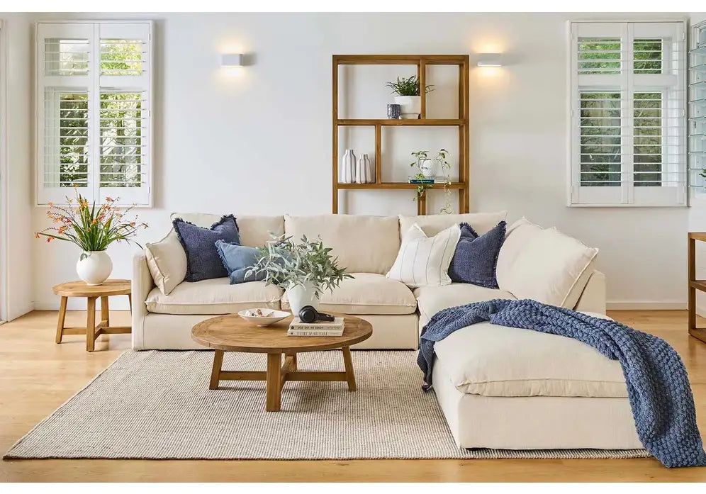 L-Shape Sofa - Beechwood - | V55-SHA270