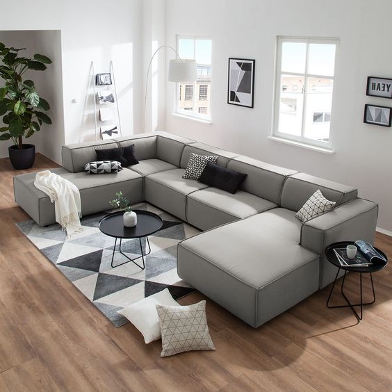 L-Shape Sofa - Beechwood - | V55-SHA300