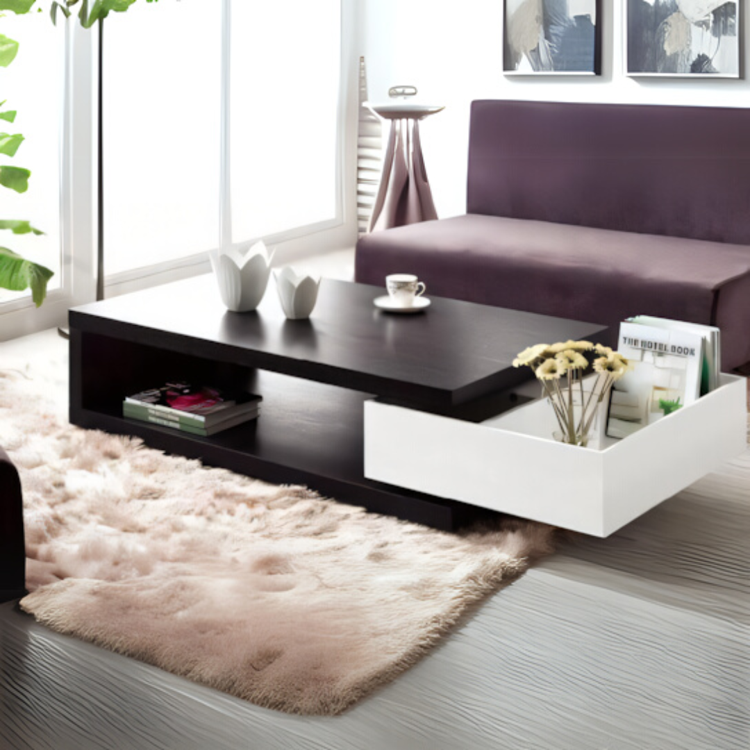 Table Unit Black & White - 100 x 50 x 40 cm | TA24