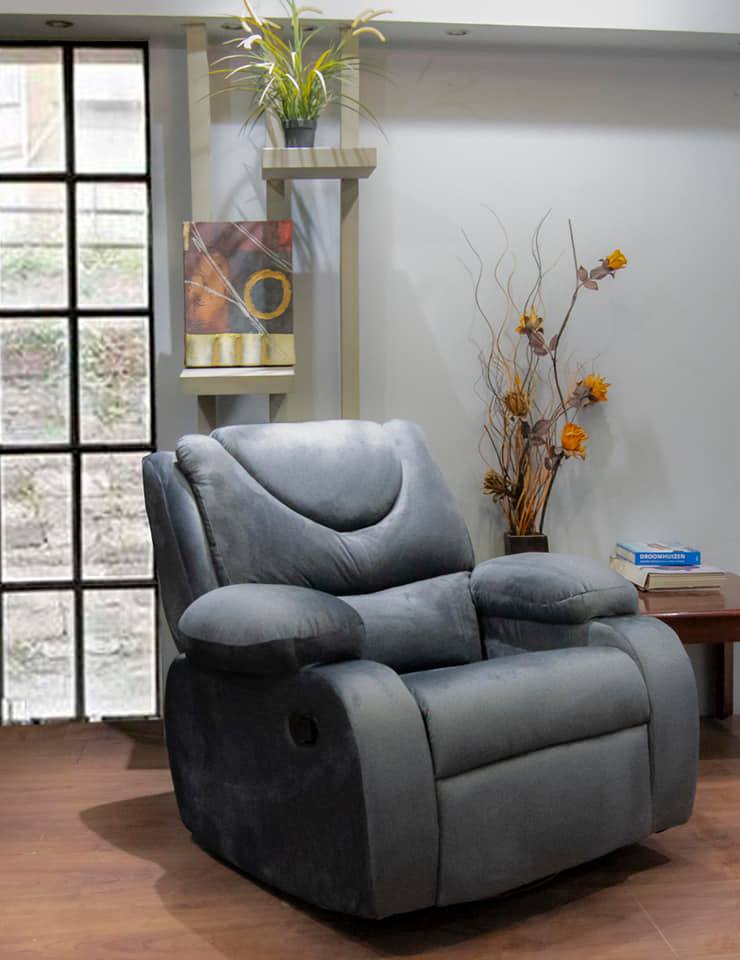 Grey Lazy Boy - 100 x 90 x 90 cm | V60-KZ1