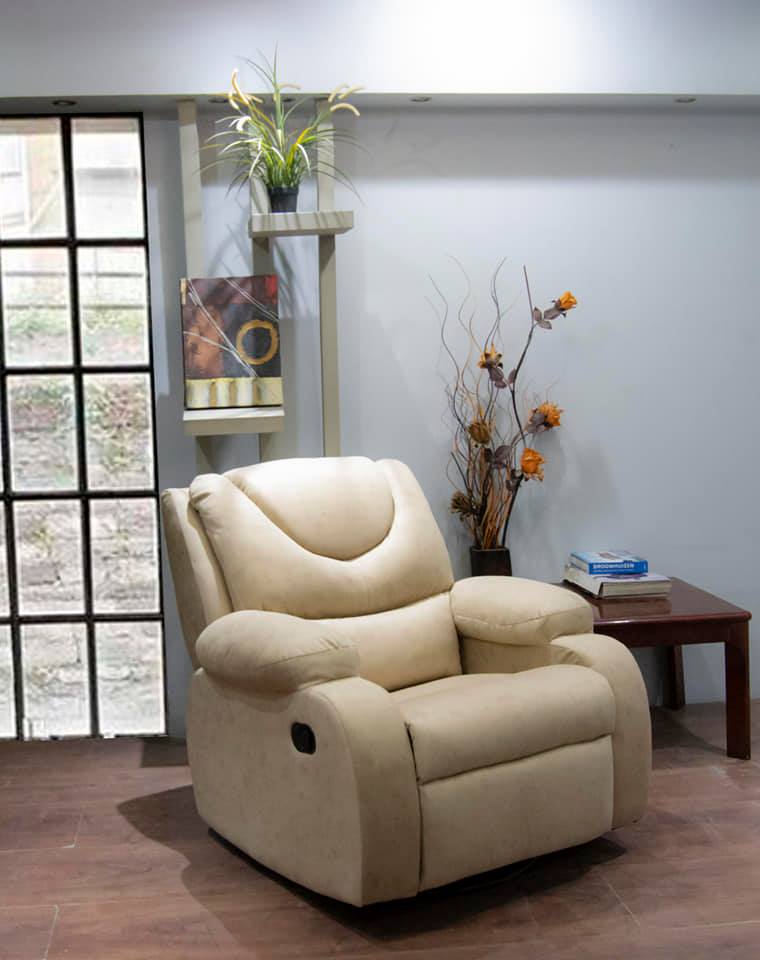 Beige Lazy Boy - 100 x 90 x 90 cm | V60-KZ4