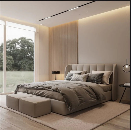 Bed - Dark beige | V52-B14