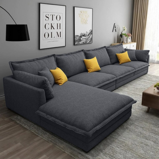 L-Shape Sofa - Beechwood - | V55-SHA40