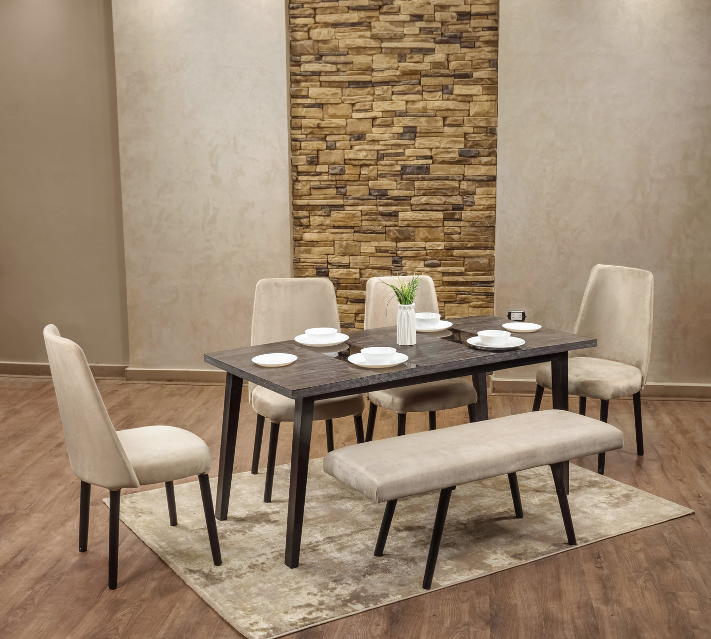 Dining Table - 160 x 80 x 76 cm | HA-DT-102