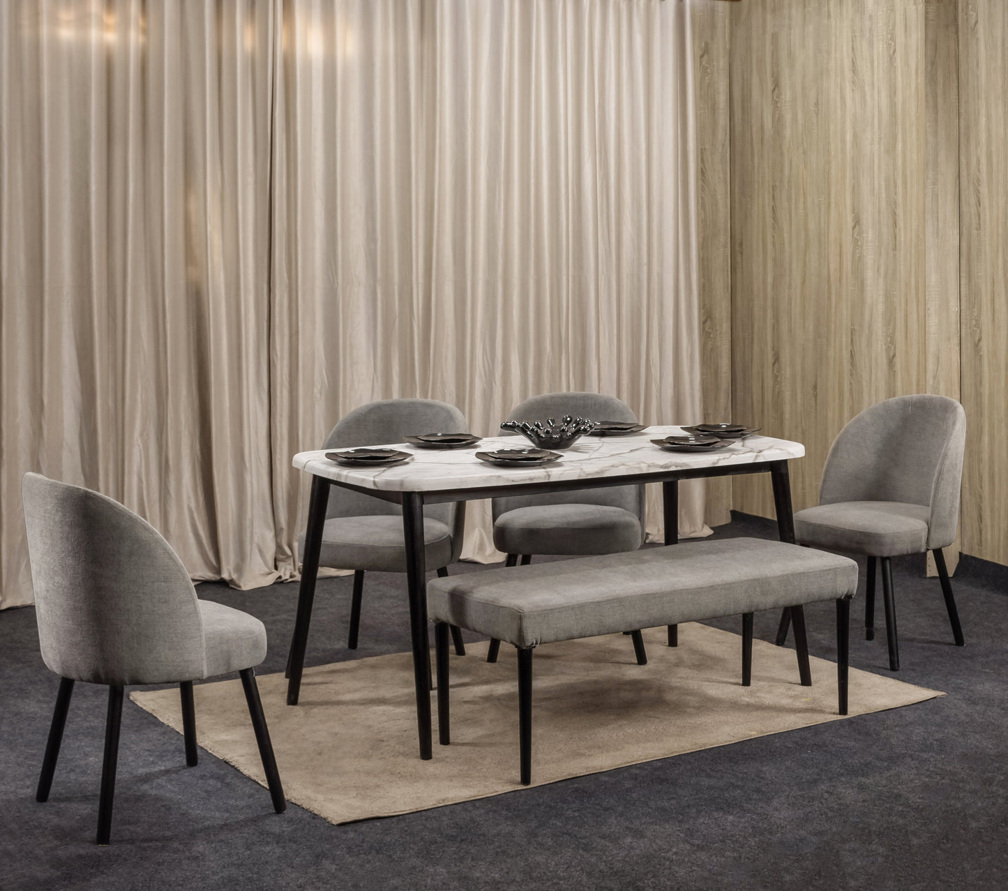 Dining Table - 160 x 80 x 76 cm | HA-DT-161