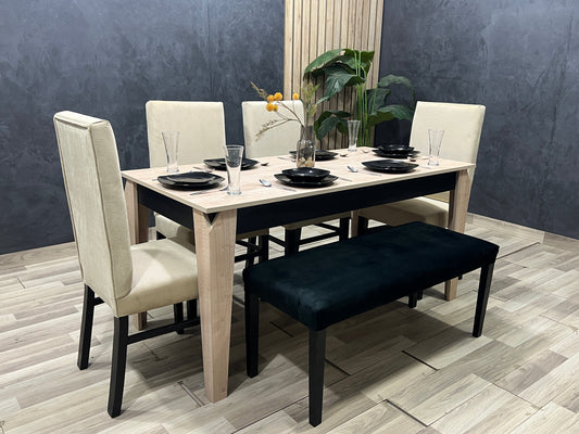 Dining Table - 160 x 80 x 76 cm | HA-DT-33