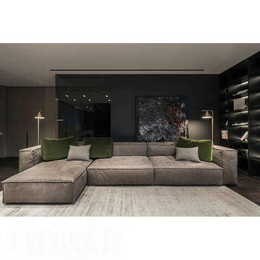 L-Shape Sofa - Beechwood - | V55-SHA30