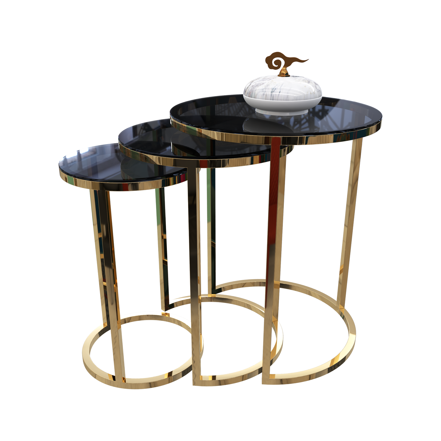 Side Tables - 55/60/65 x 36/41/46 D cm | V53-STG-set08